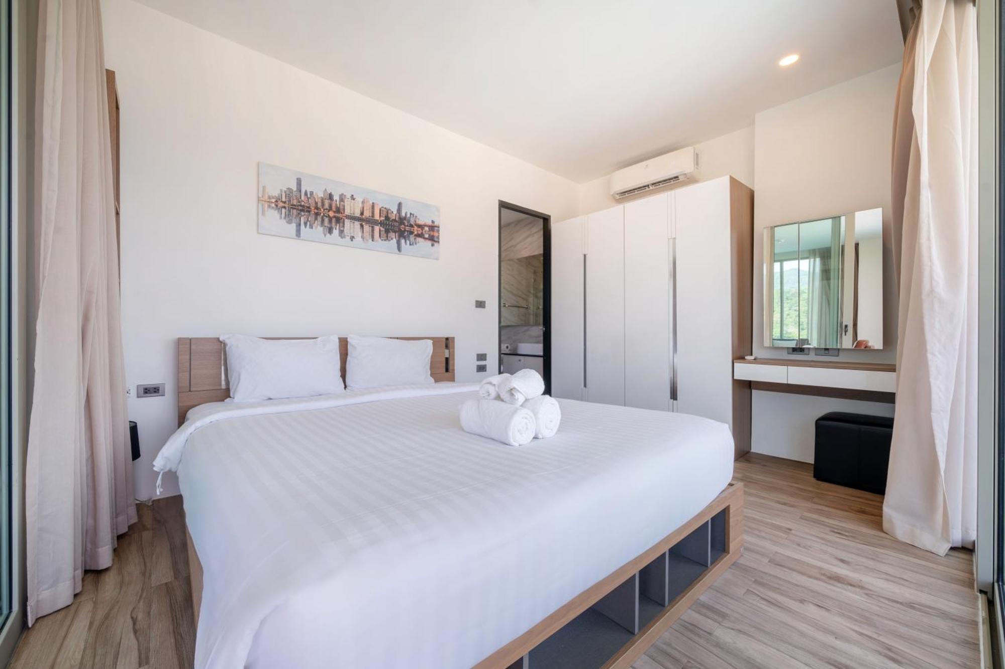 Sea View 2Br Apartment Oceana C35, Just 5 Min Walk To Kamala Beach Exterior foto