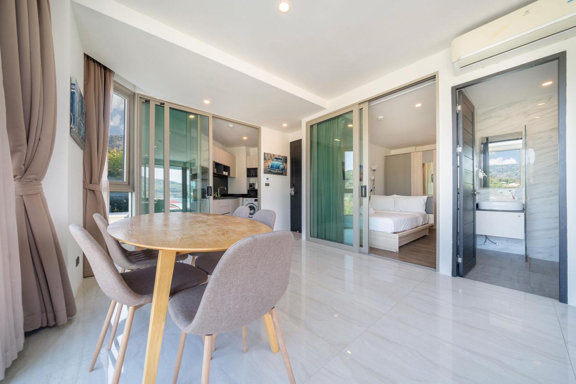 Sea View 2Br Apartment Oceana C35, Just 5 Min Walk To Kamala Beach Exterior foto