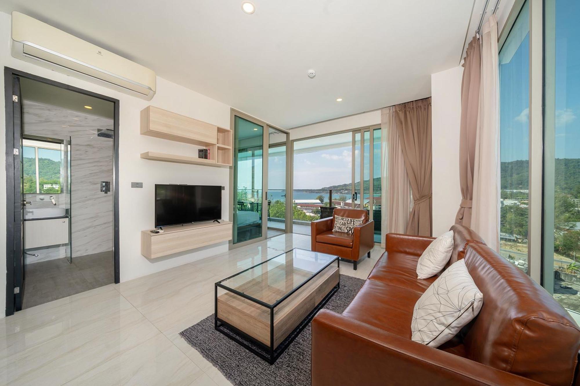 Sea View 2Br Apartment Oceana C35, Just 5 Min Walk To Kamala Beach Exterior foto