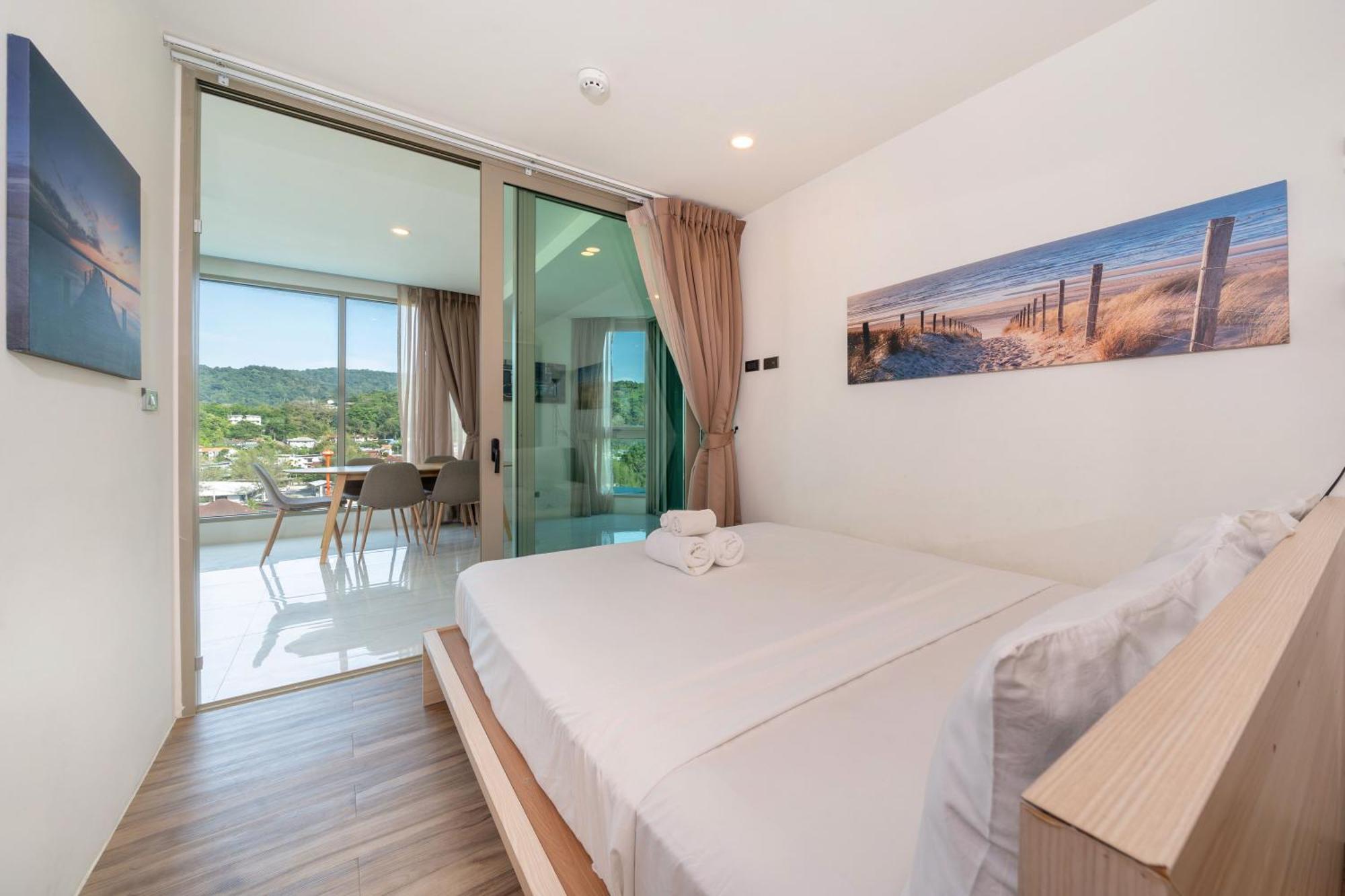 Sea View 2Br Apartment Oceana C35, Just 5 Min Walk To Kamala Beach Exterior foto