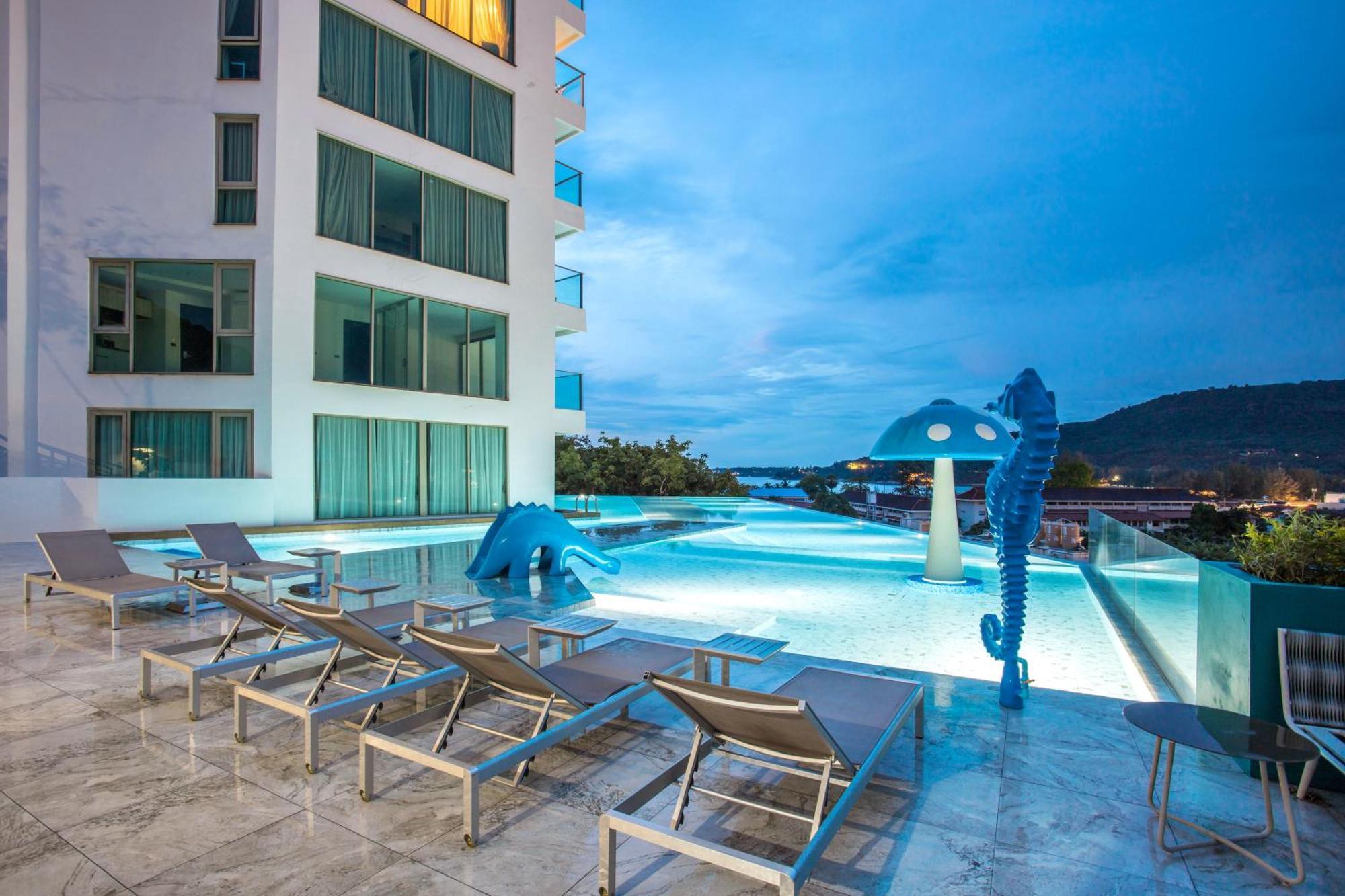 Sea View 2Br Apartment Oceana C35, Just 5 Min Walk To Kamala Beach Exterior foto